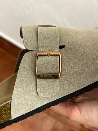 Zuecos Birkenstock Grises