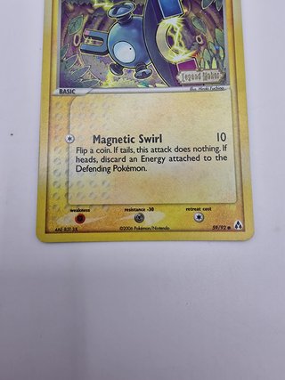 Carta Pokémon Magnemite - Leggenda di Mew