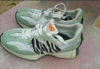 Deportivas New Balance Verde y Blancol