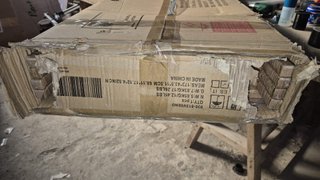 Biombo Separador 4 Paneles 2 Estantes 160cm Natura