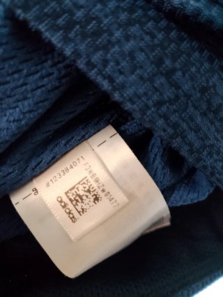 Sudadera Adidas con capucha azul Talla L