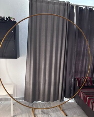 Arco de globos dorado  2m