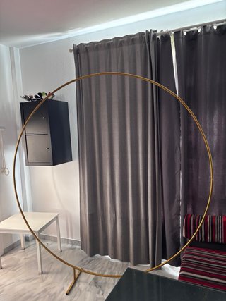 Arco de globos dorado  2m