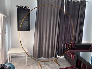 Arco de globos dorado  2m