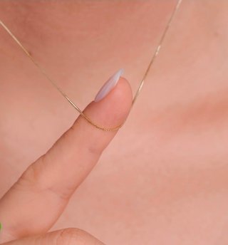 Cadena Laminada en Oro 18K Tejido Veneciano