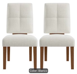 Set de 2 Sillas de Comedor