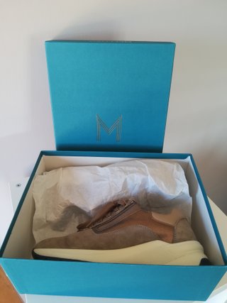 Sneakers color tortora con zeppa - Melluso n.38