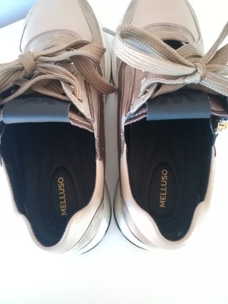 Sneakers color tortora con zeppa - Melluso n.38