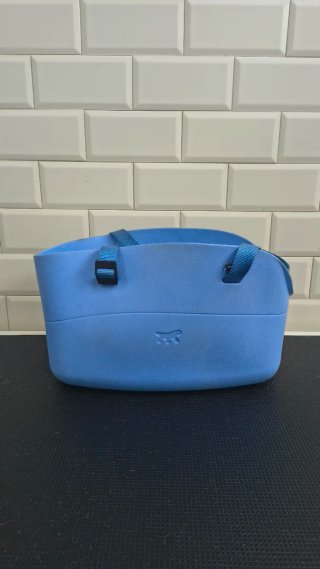 Bolso para perro azul