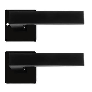 Set Maniglie per Porta Nero Opaco