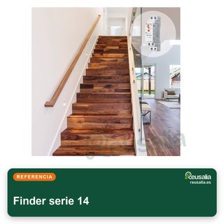 Finder serie 14 automático escalera 16A