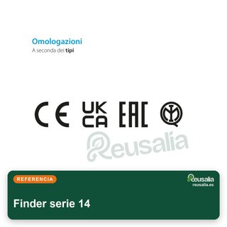 Finder serie 14 automático escalera 16A