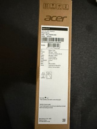 Acer Aspire Go 15 Ryzen 7 16GB RAM 512GB