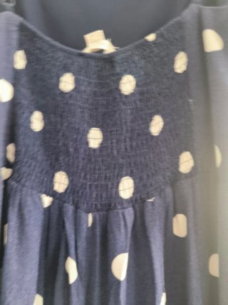 Mono de lunares azul talla 36