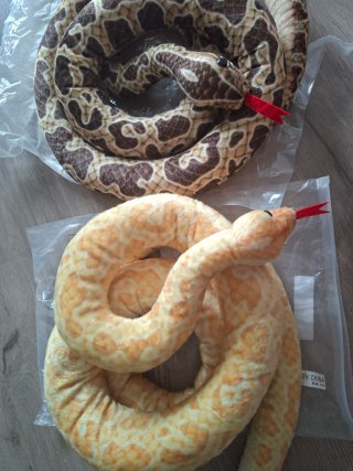 Pack de 2 Peluches de Serpiente