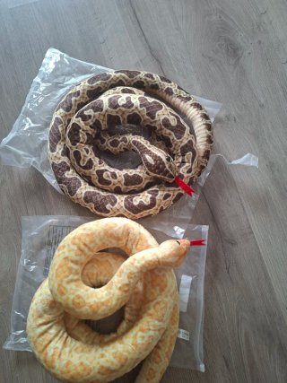 Pack de 2 Peluches de Serpiente