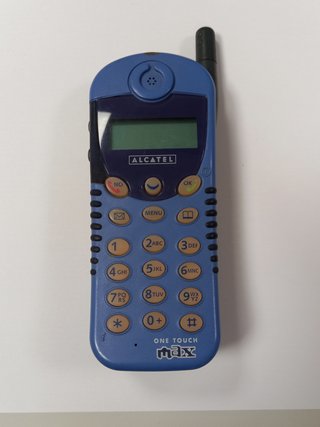 Teléfono Vintage Alcatel One Touch Max Azul