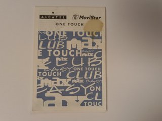 Teléfono Vintage Alcatel One Touch Max Azul