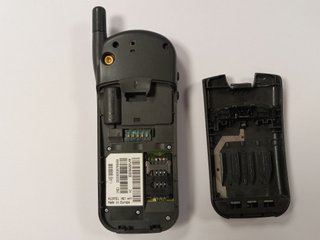 Teléfono Vintage Alcatel One Touch Max Azul
