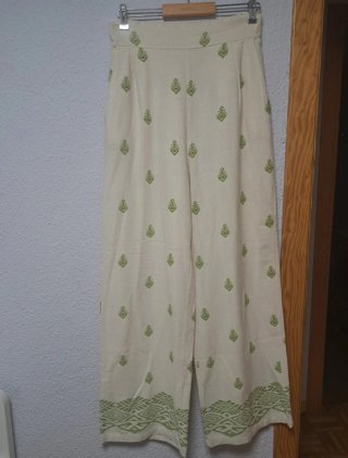 Pantalón fluido estampado
