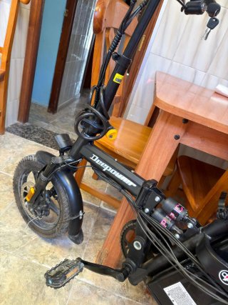 Bicicleta eléctrica plegable