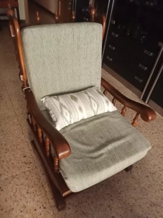 Sillón Rústico Madera Maciza Estilo Castellano