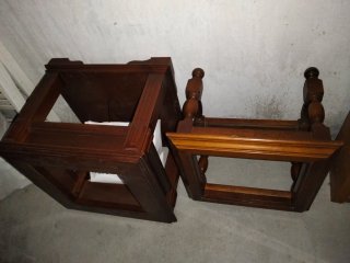 Set de 2 Mesas de Salón de Madera