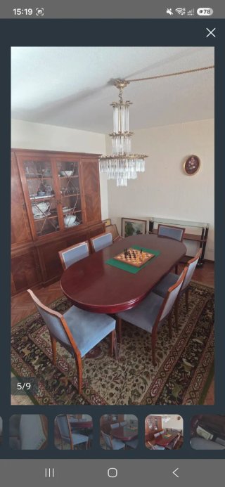 Mesa de Comedor Extensible de Madera
