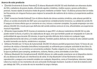 Altavoz Bluetooth 5.0 12h Envolvente · A estrenar