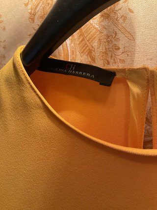 Vestido Carolina Herrera Amarilllo
