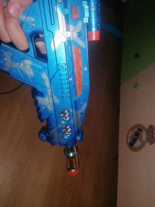 Pistola de Juguete con Luces LED