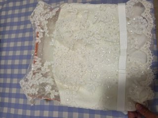 Vestido de novia con encaje