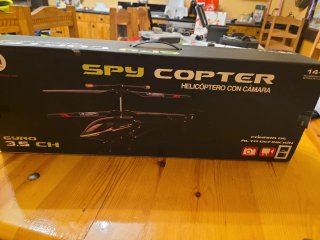 Helicóptero Teledirigido Spy Copter con Cámara