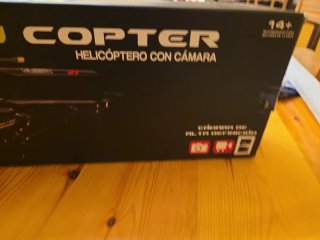 Helicóptero Teledirigido Spy Copter con Cámara