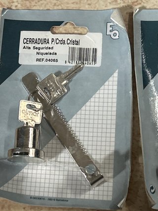 2 Cerraduras para Puerta de Cristal