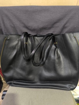 Bolso Shopper Negro Zara