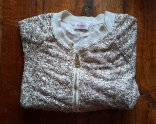 Chaqueta lentejuelas doradas