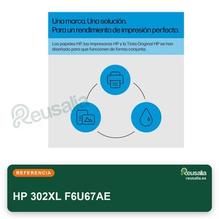 Cartuccia inchiostro HP 302XL F6U67AE alta capacità
