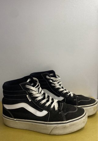 Vans Botas Negras con Plataforma