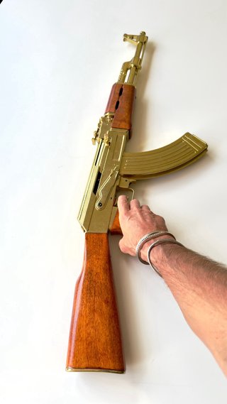 Réplica AK47 Dourada