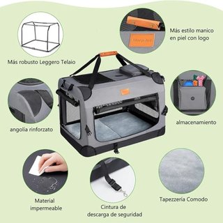 morpilot Transportín Perro Gato, Bolsa Transporte