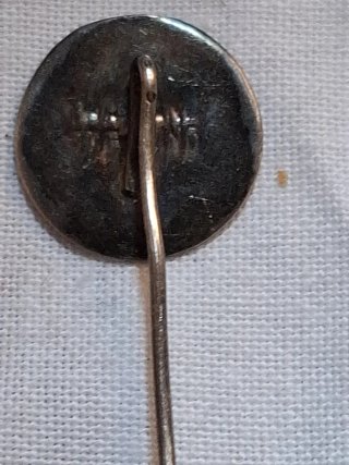 Alfiler Siam  Sterling   plata antigua