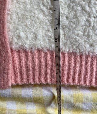 Cárdigan de Rayas Rosa y Blanco