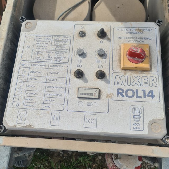 Mezcladora de materiales Rol 14 5.5kW