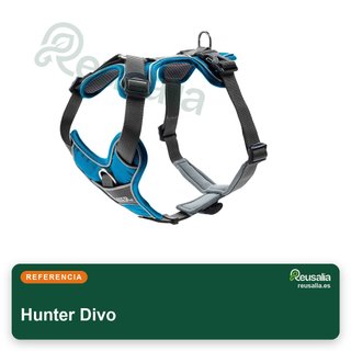 Hunter Divo arnés perro azul S/M