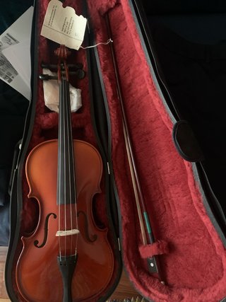 Violino Strunal mai usato. Con archetto e custodia