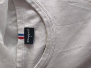 Sudadera Le Coq Sportif Blanca y Azul