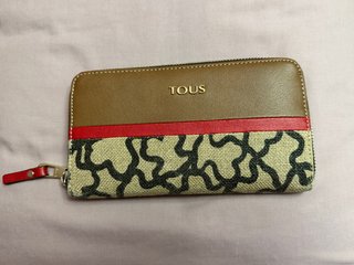 Cartera Tous Piel Grande Marrón y Roja