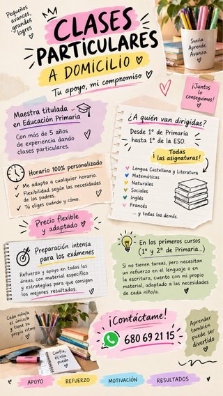 Clases particulares a domicilio