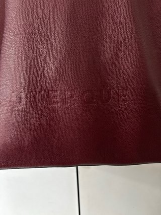 Bolso Tote Uterqüe Granate